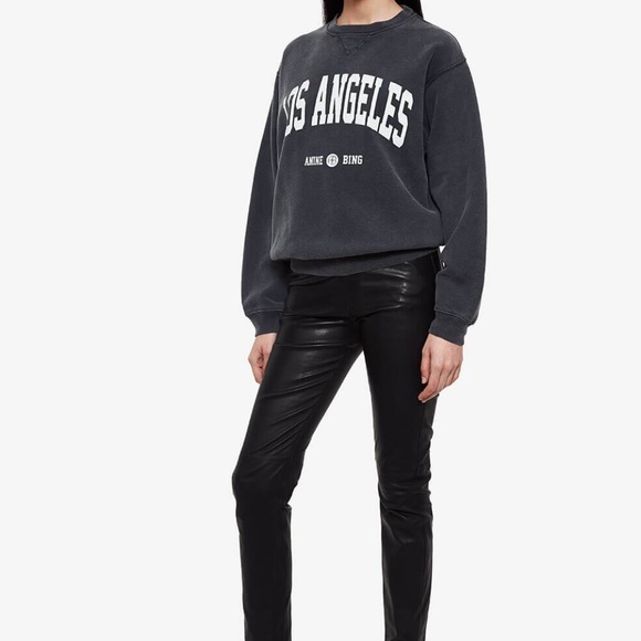 ANINE BING RAMONA SWEATSHIRT LOS ANGELES SIZE M - Picture 3 of 7